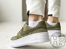 Жіночі кросівки Nike Air Force 1 Sage Low Trooper Phantom Green White AR5339-200, фото 3
