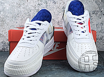 Женские кроссовки Nike Air Force 1 Type White/Red-Black-Blue CI0054-100 36, фото 3