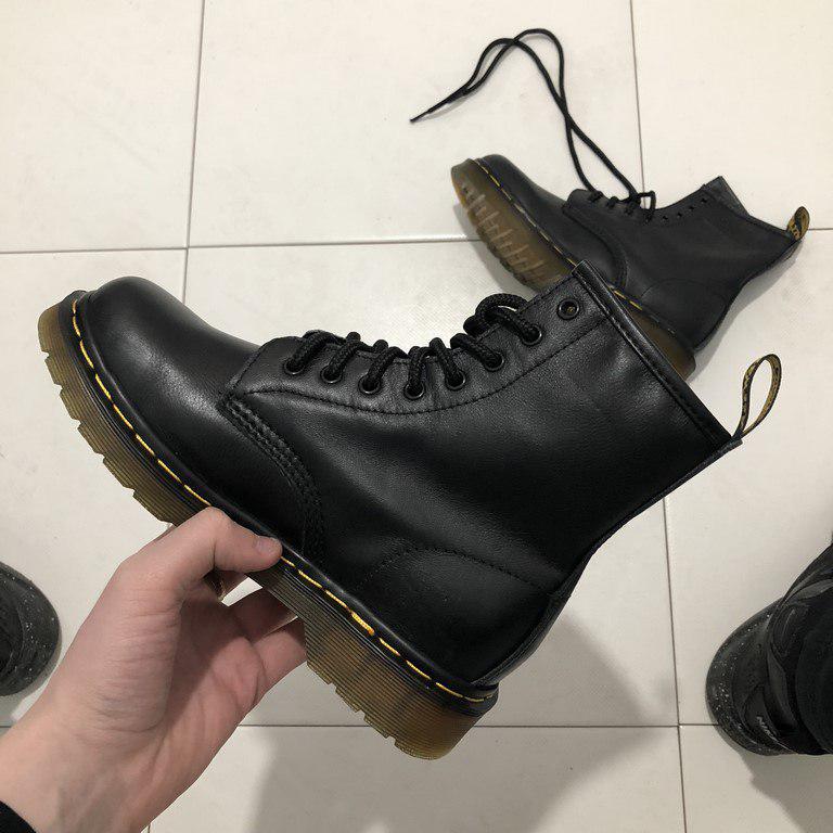 Мужские ботинки Dr Martens Boots 1460 Smooth Black 11822006 - фото 4 - id-p1258665967