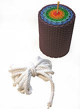 Фитиль свечной плетеный диаметр 5 мм цена за 1 метр