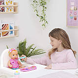 Інтерактивна лялька для годування Мія Лувабелла / Mealtime Magic Mia Interactive Feeding Baby Doll Luvabella, фото 8