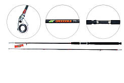 Спінінг Crocodile 240 гвинт. з'єднання, тест 100-250g, чорний