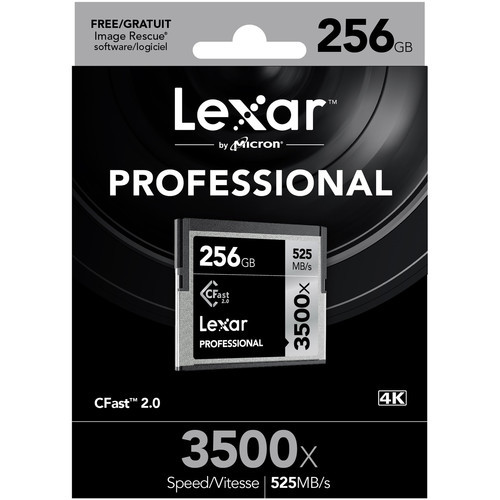 Карта пам' яті Lexar 256GB Professional 3500x CFast 2.0, фото 1