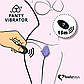 Вібратор у трусики з пультом ДУ FeelzToys Panty Vibrator Purple, 10х4,5 см., фото 2
