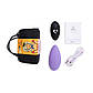 Вібратор у трусики з пультом ДУ FeelzToys Panty Vibrator Purple, 10х4,5 см., фото 4