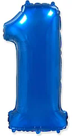 Фольгированная цифра Flexmetal 40"(100 см) Синий 1
