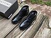 Чоловічі зимові шкіряні черевики Gattini Black чорні натуральна шкіра, фото 7