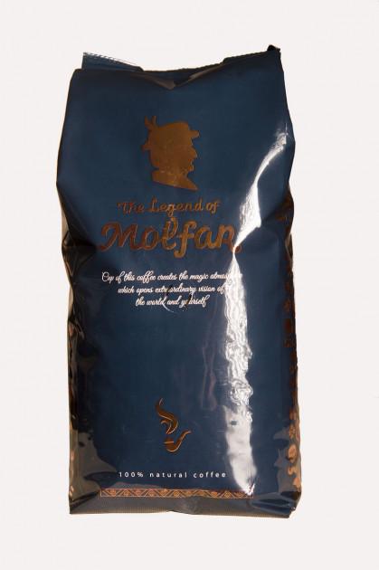 Кофе Легенда Мольфара в зернах Купаж 555 синий 1 кг