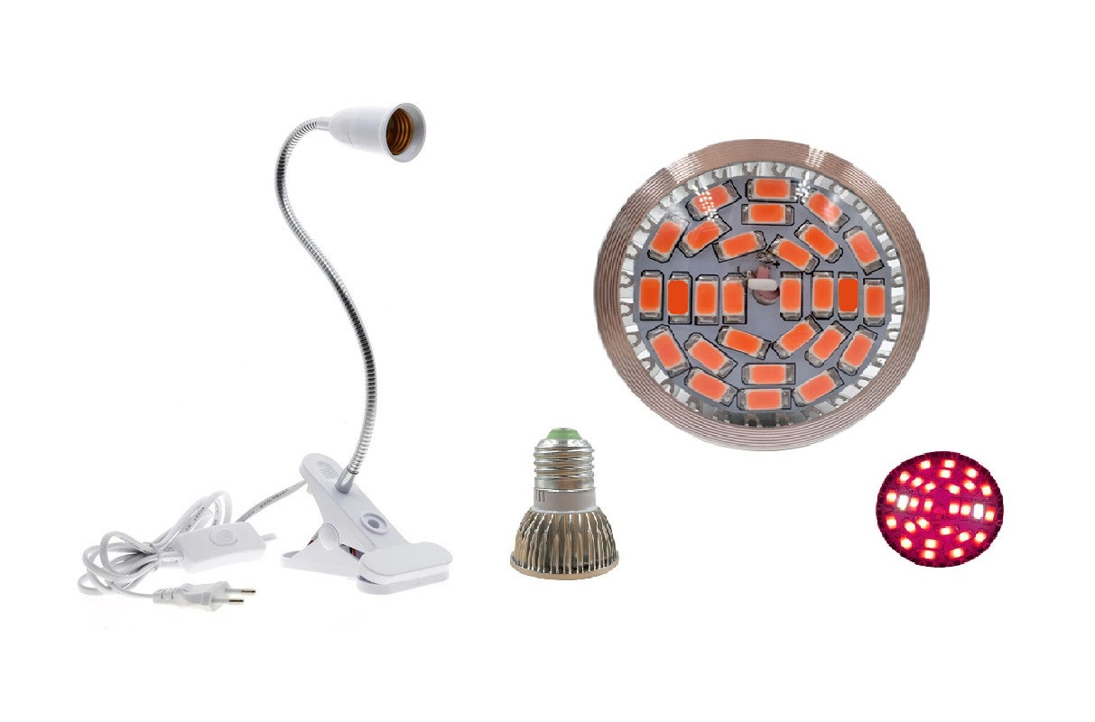 Світлодіодна Фитолампа для рослин GreenHouse GR-28 Full spectrum, фото 1