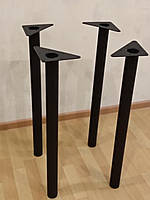 Металлические ножки для квадратного или круглого стола KAJA (КАЯ) black (комплект из 4 шт.)