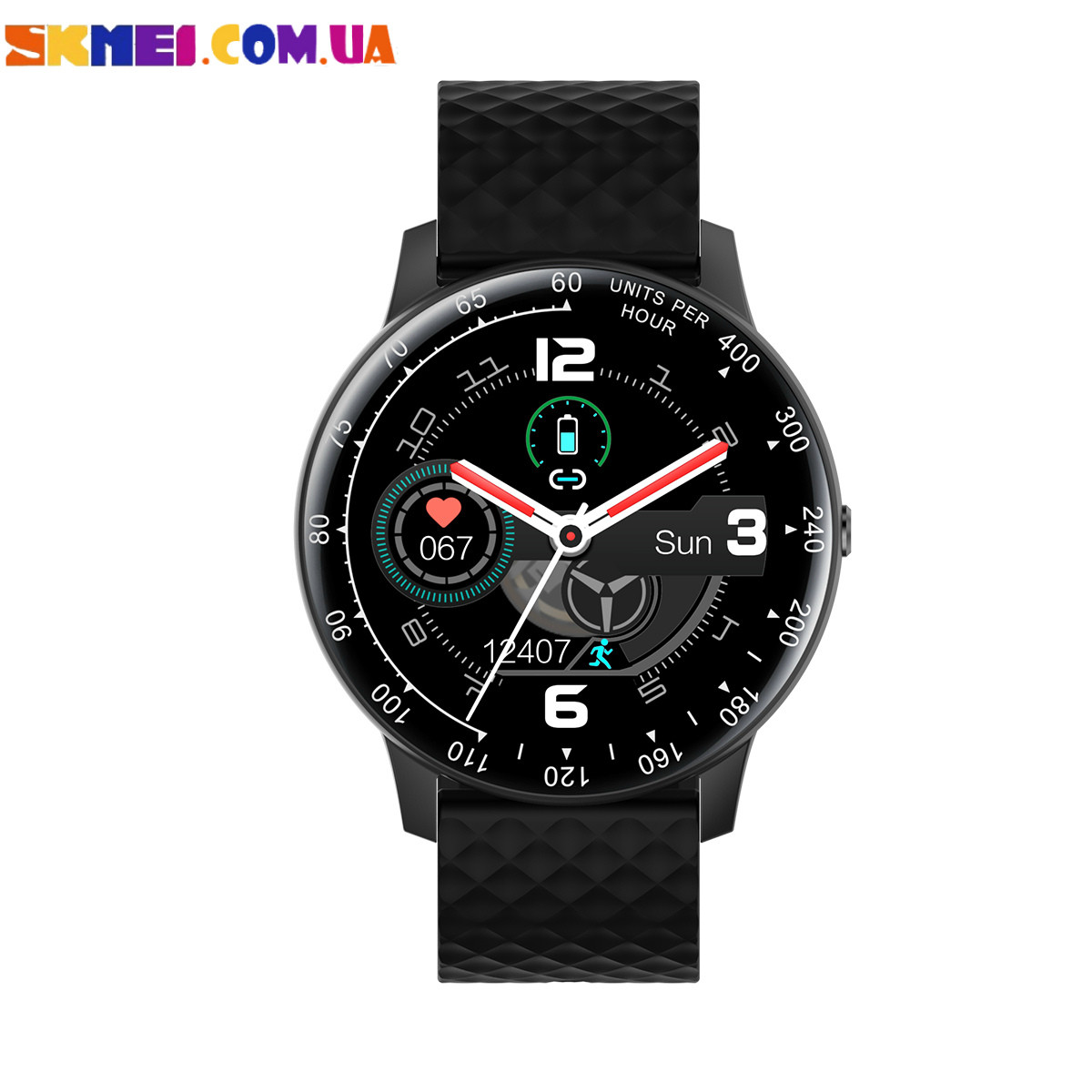 Смарт-годинник Skmei H30 (Black), фото 1
