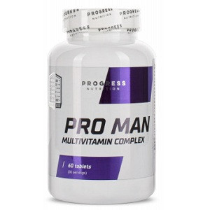 Вітаміни і мінерали Progress Nutrition Pro Man (60 таблеток.)