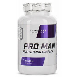 Вітаміни і мінерали Progress Nutrition Pro Man (60 таблеток.)