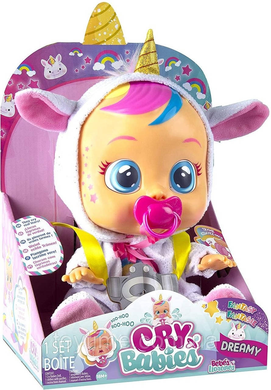 Пупсик Cry babies Плакса Дрімі / Cry Babies Dreamy The Unicorn Doll