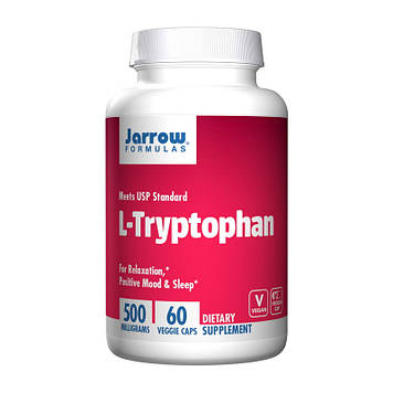 Амінокислота Л-Триптофан Jarrow Formulas L-Tryptophan (60 veg caps)