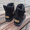 Натуральна замша уггі дитячі UGG GUCCI чорні черевики чобітки уггі дитячі для дівчинки хлопчика, фото 6