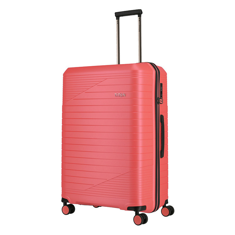 Валіза Titan TRANSPORT/Pink L Metallic Великий Ti852404-17, фото 1