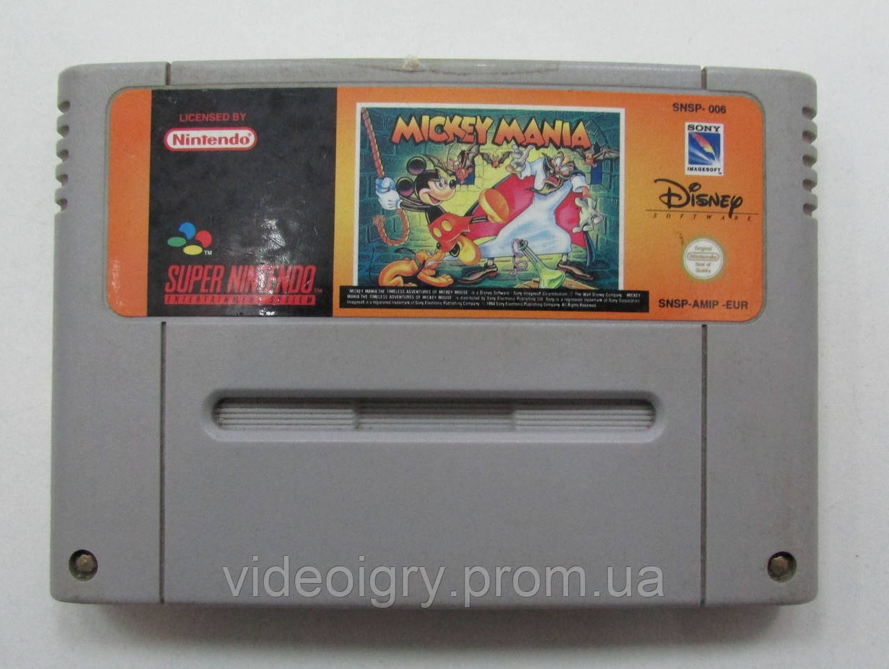 Mickey Mania Super Nintendo SNES PAL(EUR) європейська версія