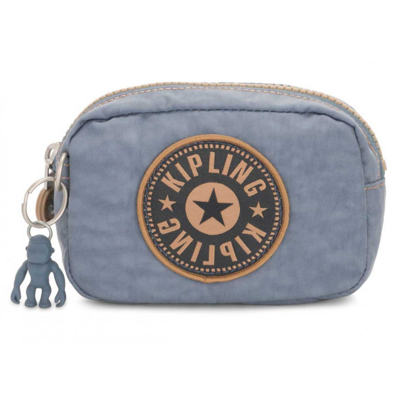 Косметичка Kipling GLEAM S Stone Blue Bl (L65) KI6852_L65