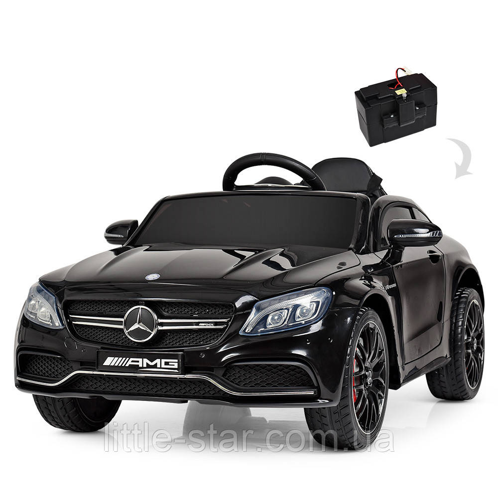 Дитячий електромобіль Bambi M 4010 EBLR-2 Mercedes, чорний