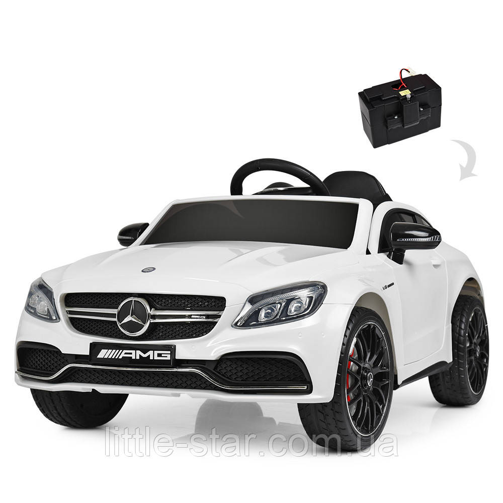 Дитячий електромобіль Bambi M 4010 EBLR-1 Mercedes, білий