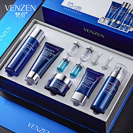 Подарунковий набір з пептидами міді для відновлення і регенерації шкіри VENZEN Blue Copper Peptide