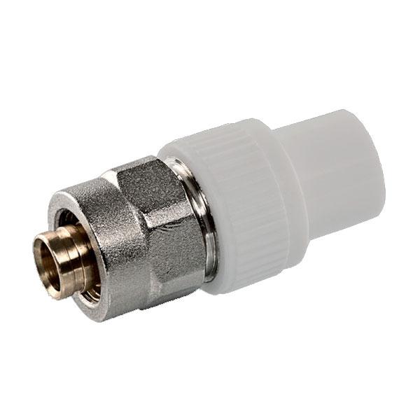Перехідник комбінований 20 PEX 16х2 PPR Asco