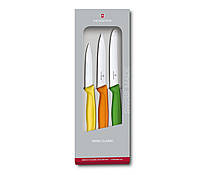 Набор кухонных овощных ножей Victorinox Swiss Classic Paring Set 3 шт Разноцветные (6.7116.31G) оригинальный