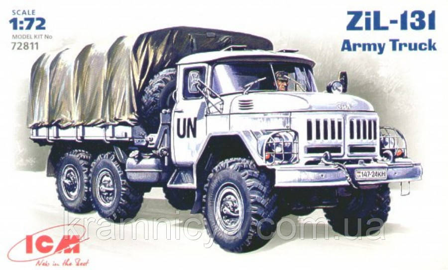 Збірна пластикова модель Вантажівка ЗіЛ-131 (ICM72811)