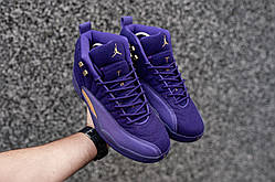 Чоловічі кросівки Nike Air Jordan 12 фіолетові. Розміри (41, 42, 43, 44, 45)