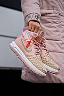 Кросівки жіночі демісезонні Nike Duckboot '17 Pink (найк дакбут рожеві)