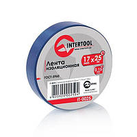 Стрічка ізоляційна ПВХ синя INTERTOOL (IT-0025)