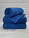 Махровий рушник для рук, Туркменістан, 430 гр\м2, синє, 40*70 см, фото 4