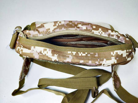 Сумка тактическая на пояс HLV N02226 Pixel Desert Camouflage, фото 3