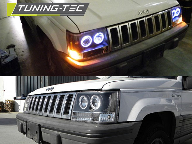Передні фари Jeep Grand Cherokee ZJ тюнінг оптика