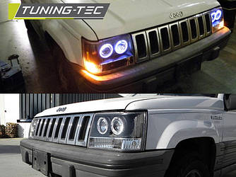 Передні фари Jeep Grand Cherokee ZJ тюнінг оптика