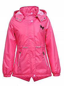 Вітровка на флісі для дівчаток оптом, Glo-story,134-164 см, арт. GPY-1658