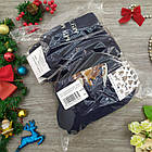 Шкарпетки чоловічі махрові середні новорічні GRAND 27-29р сині, фото 8