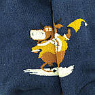 Шкарпетки чоловічі махрові середні новорічні GRAND 27-29р сині, фото 7