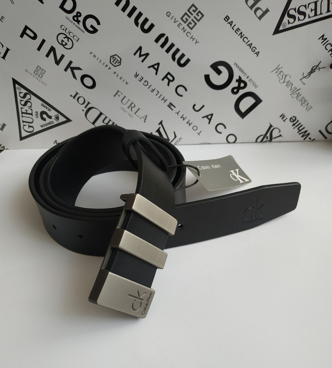 Купить Ремень мужской CALVIN KLEIN 3.7 см кожа, ремни Calvin Klein ...