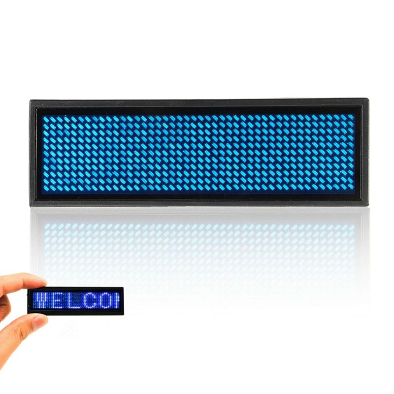 Бейдж електронний LED для офіціанта RETEKESS TD111 USB Можливість створення власної анімації та написів