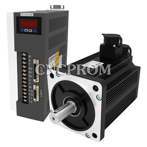 Комплектный сервопривод серводвигатель 130ST-M15025 и серводрайвер AASD-25A, 3.8 кВ, 15 Нм, 380 В, фото 2