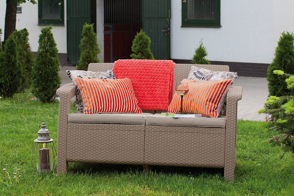 Соф Keter Corfu love seat Капучино