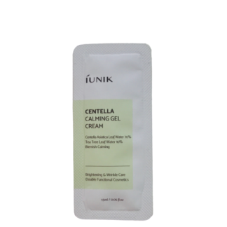 Заспокійливий гель-крем IUNIK Centella calming gel cream, 1.5 мл тестер, фото 1