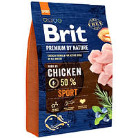 Brit Premium Dog Sport (Брит Премиум Спорт) для взрослых собак с высокими физическими нагрузками 3 кг