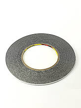 Скотч двосторонній 3M, чорний, 10 мм x 50 м