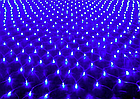 Світлодіодна гірлянда сітка 3х3м, 360LED синя, фото 7
