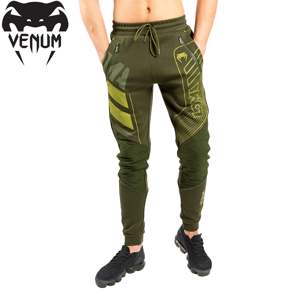 Чоловічі спортивні штани для тренувань джоггери для бігу Venum Commando Joggers Loma Edition Khaki