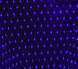 Світлодіодна гірлянда сітка 3х3м, 360LED синя
