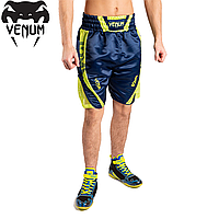 Шорты для бокса мужские Venum Origins Boxing Short Loma Edition Blue Yellow